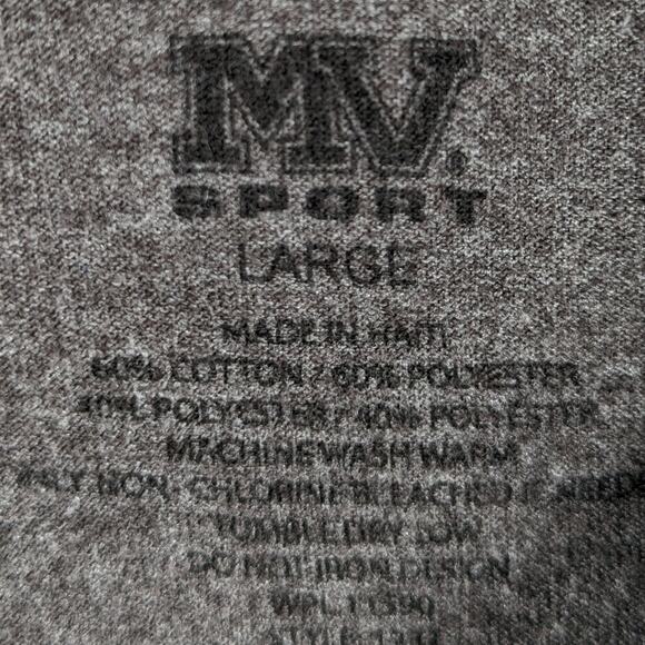 Berry College L T-Shirt Men’s Gray MV Sport Short Sleeve Logo Tee Rome Georgia - Picture 3 of 5